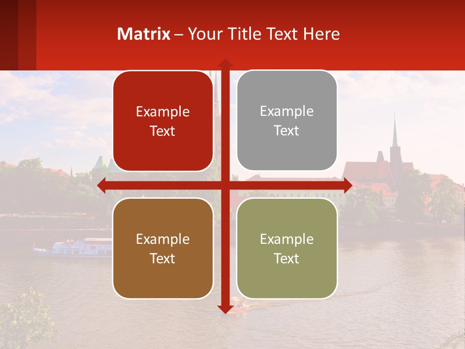 A Large Body Of Water With A City In The Background PowerPoint Template