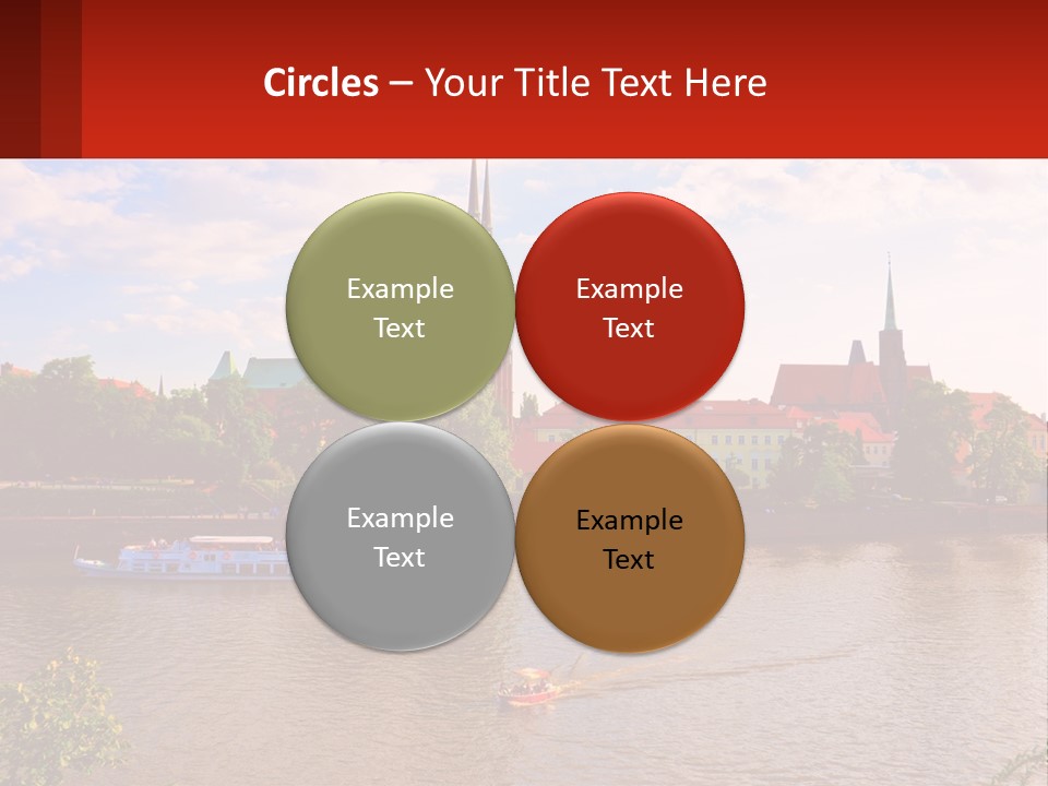 A Large Body Of Water With A City In The Background PowerPoint Template