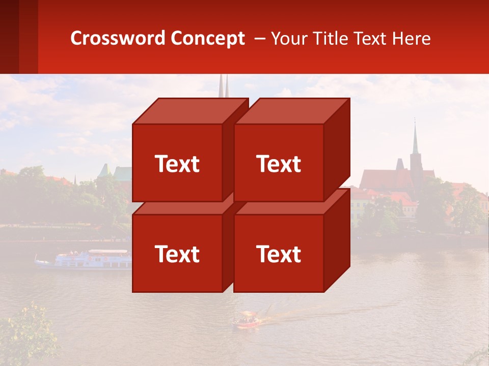 A Large Body Of Water With A City In The Background PowerPoint Template
