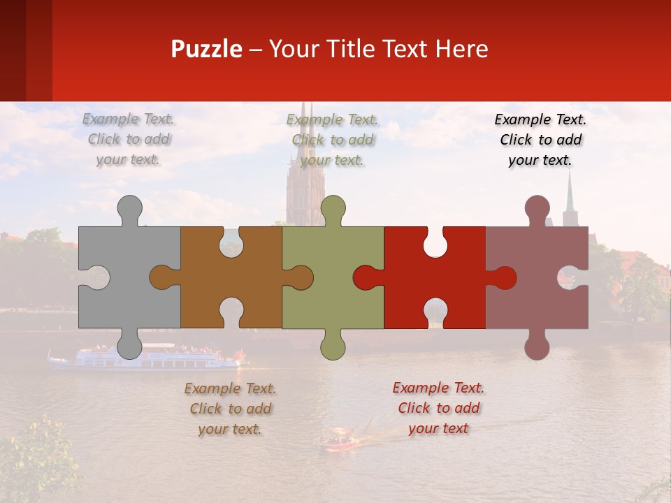 A Large Body Of Water With A City In The Background PowerPoint Template