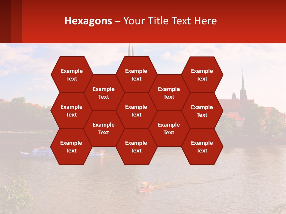 A Large Body Of Water With A City In The Background PowerPoint Template