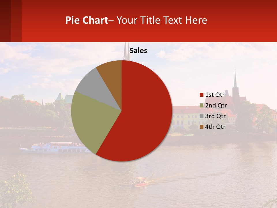 A Large Body Of Water With A City In The Background PowerPoint Template