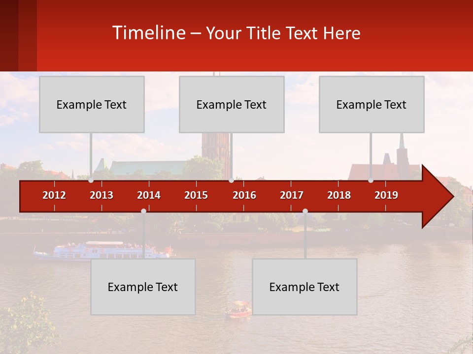 A Large Body Of Water With A City In The Background PowerPoint Template