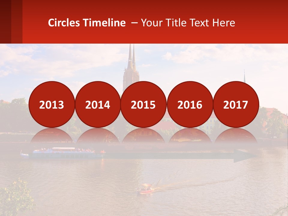 A Large Body Of Water With A City In The Background PowerPoint Template