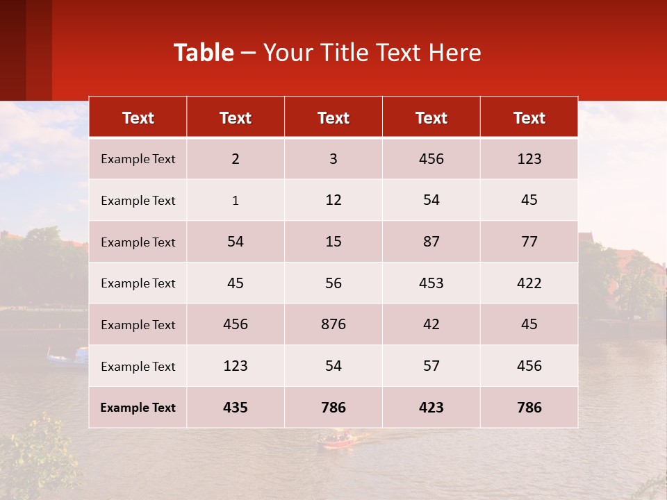 A Large Body Of Water With A City In The Background PowerPoint Template
