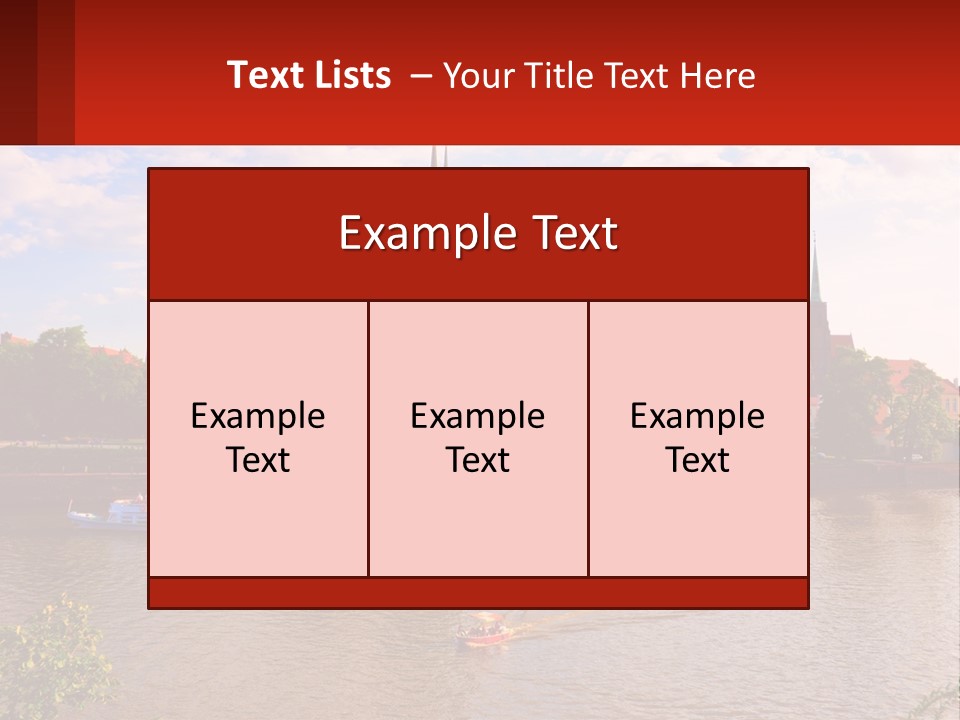 A Large Body Of Water With A City In The Background PowerPoint Template