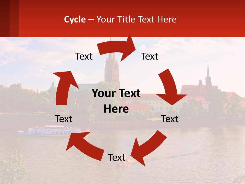 A Large Body Of Water With A City In The Background PowerPoint Template
