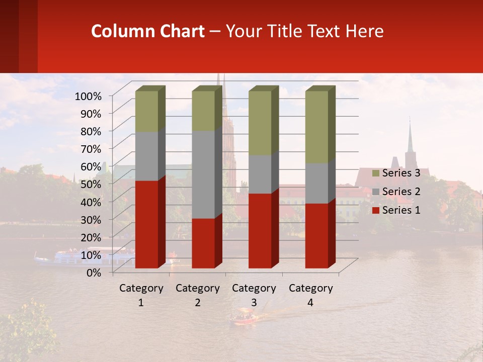 A Large Body Of Water With A City In The Background PowerPoint Template