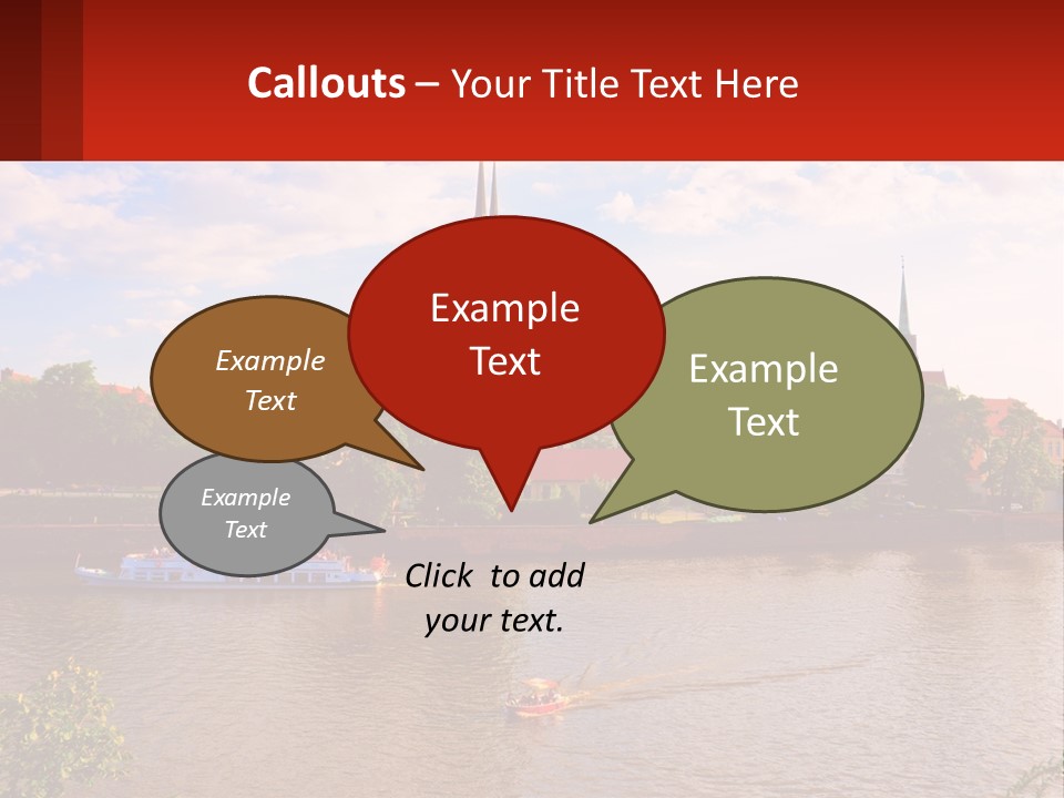 A Large Body Of Water With A City In The Background PowerPoint Template
