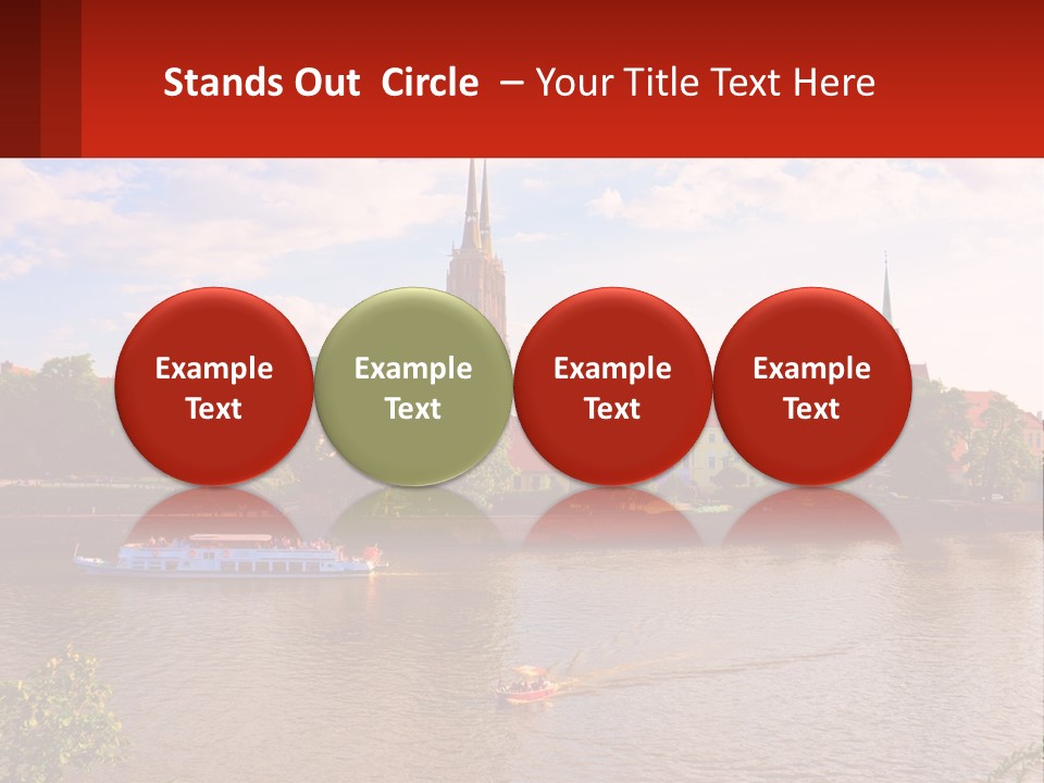 A Large Body Of Water With A City In The Background PowerPoint Template