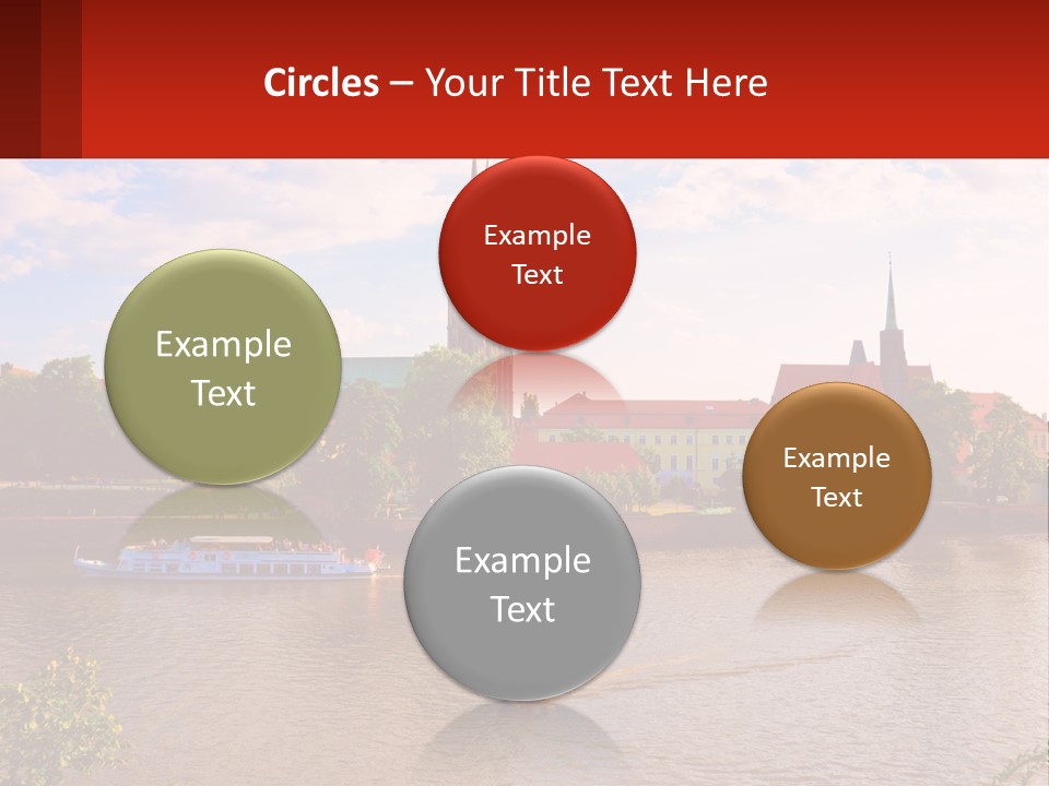 A Large Body Of Water With A City In The Background PowerPoint Template