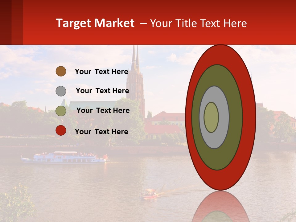 A Large Body Of Water With A City In The Background PowerPoint Template