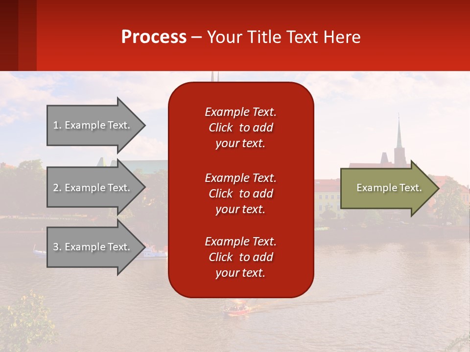 A Large Body Of Water With A City In The Background PowerPoint Template