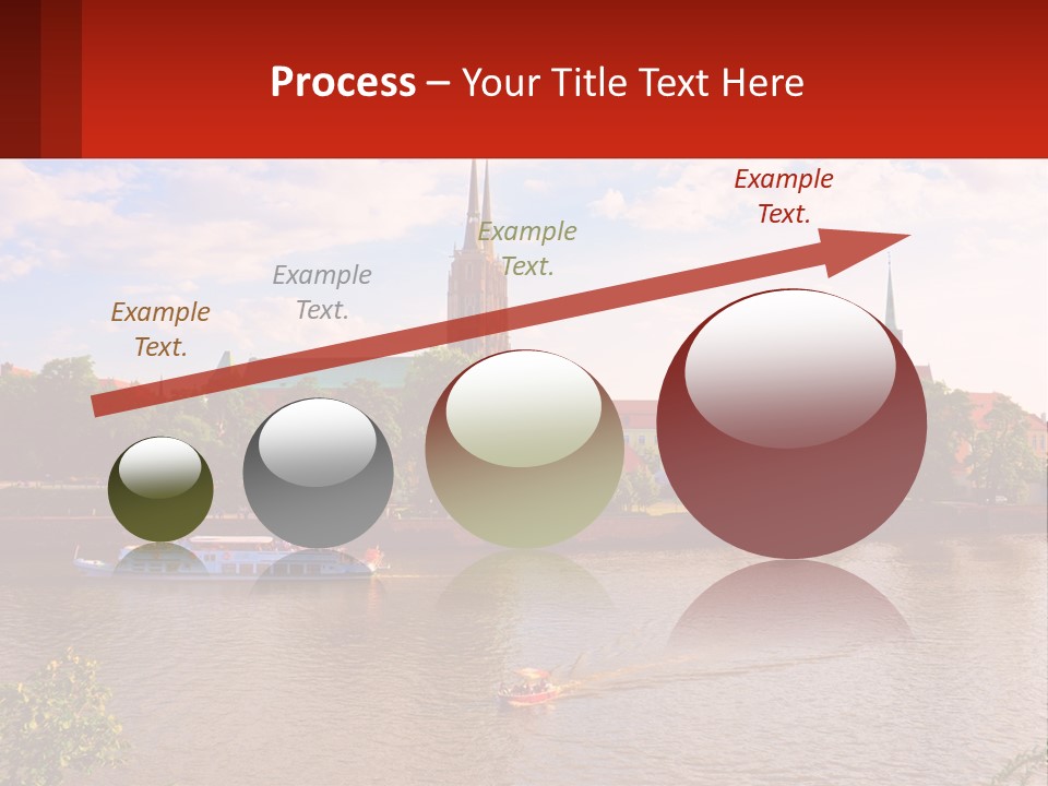 A Large Body Of Water With A City In The Background PowerPoint Template