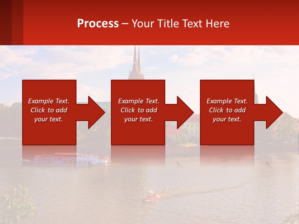 A Large Body Of Water With A City In The Background PowerPoint Template