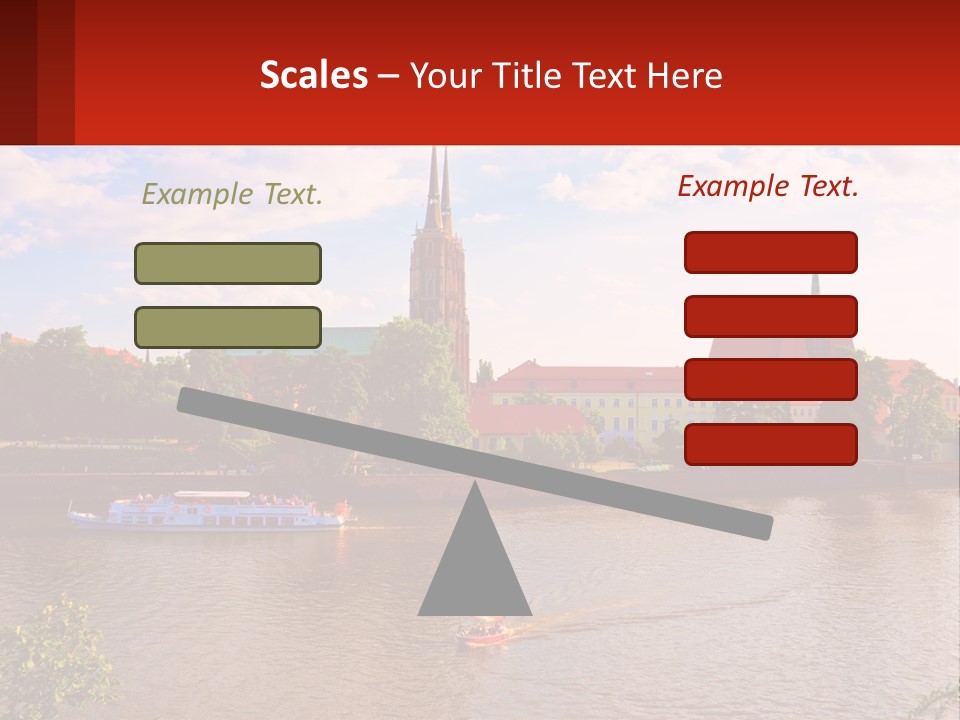 A Large Body Of Water With A City In The Background PowerPoint Template