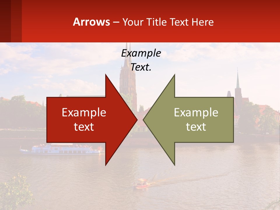 A Large Body Of Water With A City In The Background PowerPoint Template