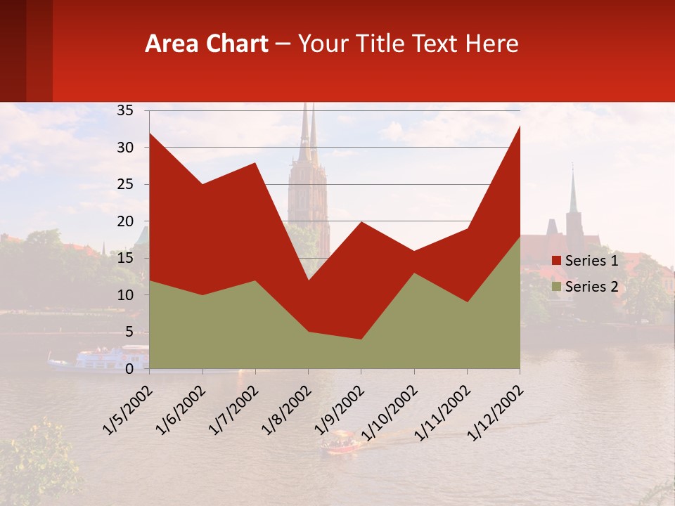 A Large Body Of Water With A City In The Background PowerPoint Template