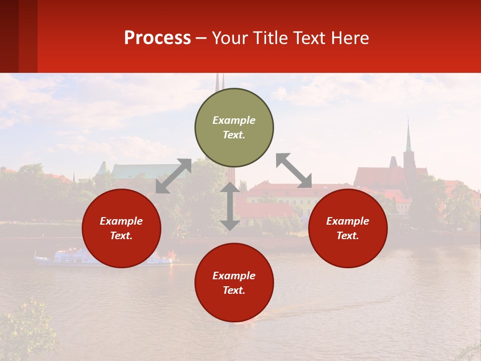 A Large Body Of Water With A City In The Background PowerPoint Template