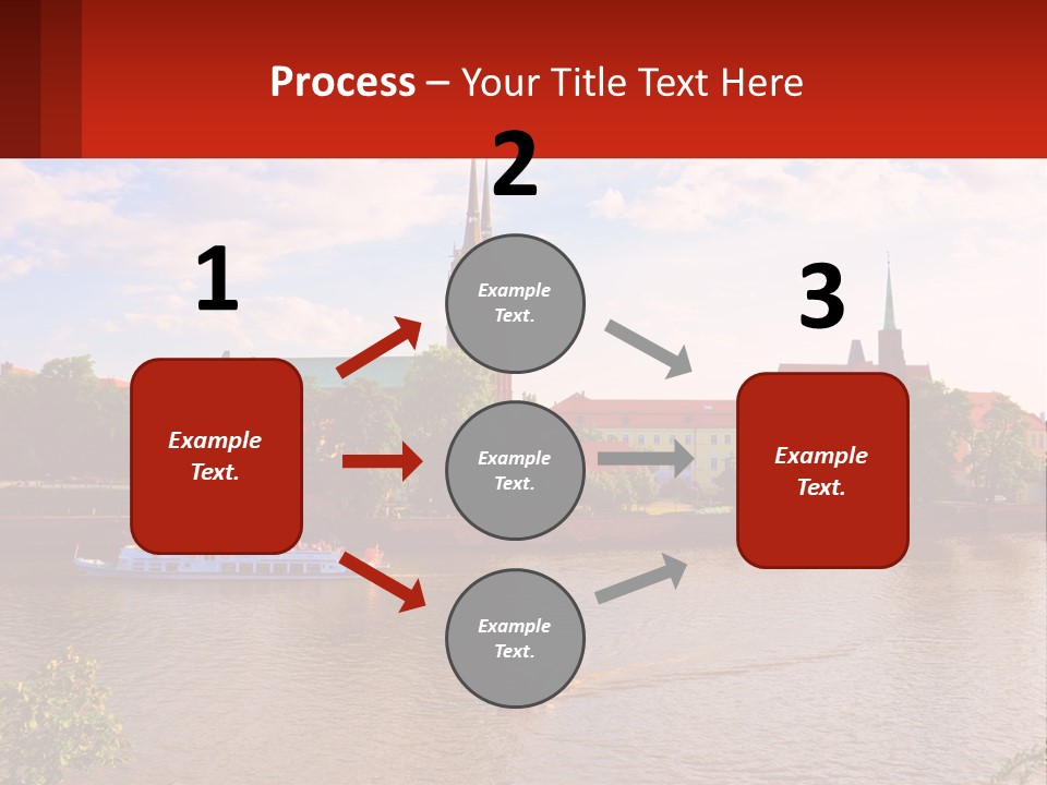 A Large Body Of Water With A City In The Background PowerPoint Template