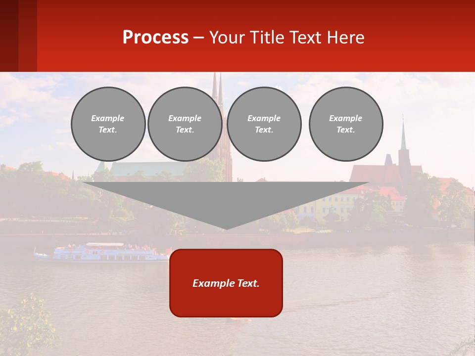 A Large Body Of Water With A City In The Background PowerPoint Template