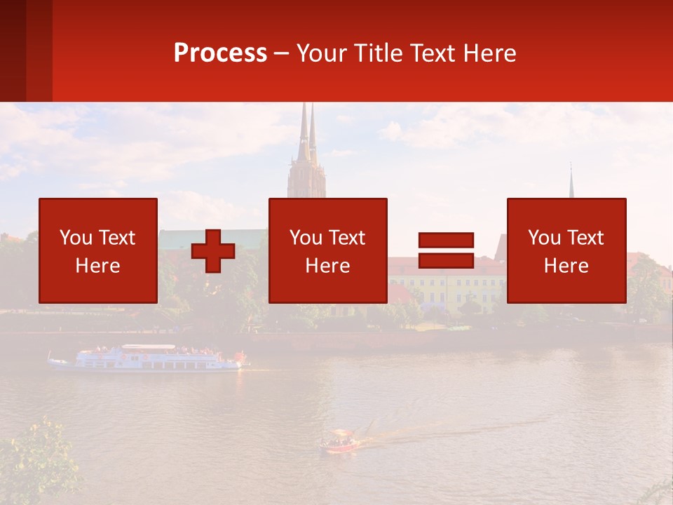 A Large Body Of Water With A City In The Background PowerPoint Template