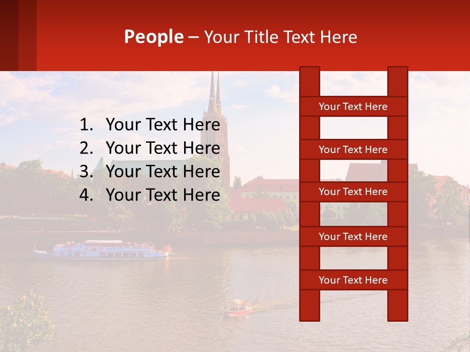 A Large Body Of Water With A City In The Background PowerPoint Template