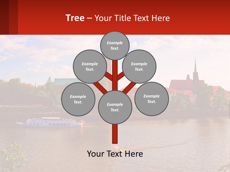 A Large Body Of Water With A City In The Background PowerPoint Template