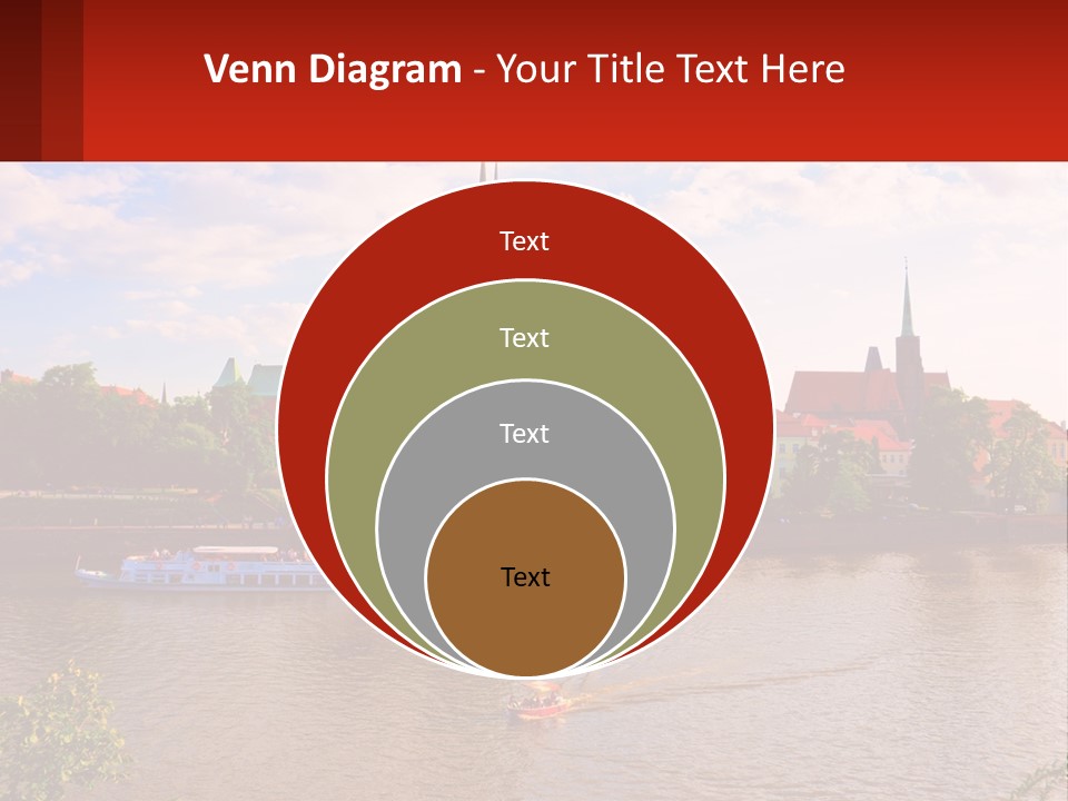 A Large Body Of Water With A City In The Background PowerPoint Template