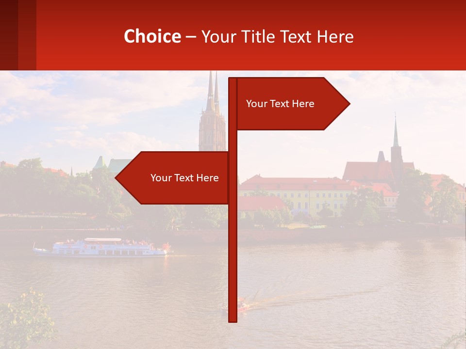 A Large Body Of Water With A City In The Background PowerPoint Template