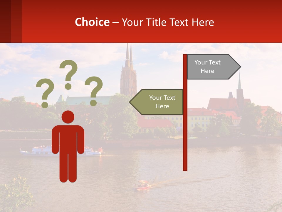 A Large Body Of Water With A City In The Background PowerPoint Template
