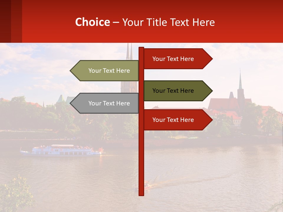 A Large Body Of Water With A City In The Background PowerPoint Template