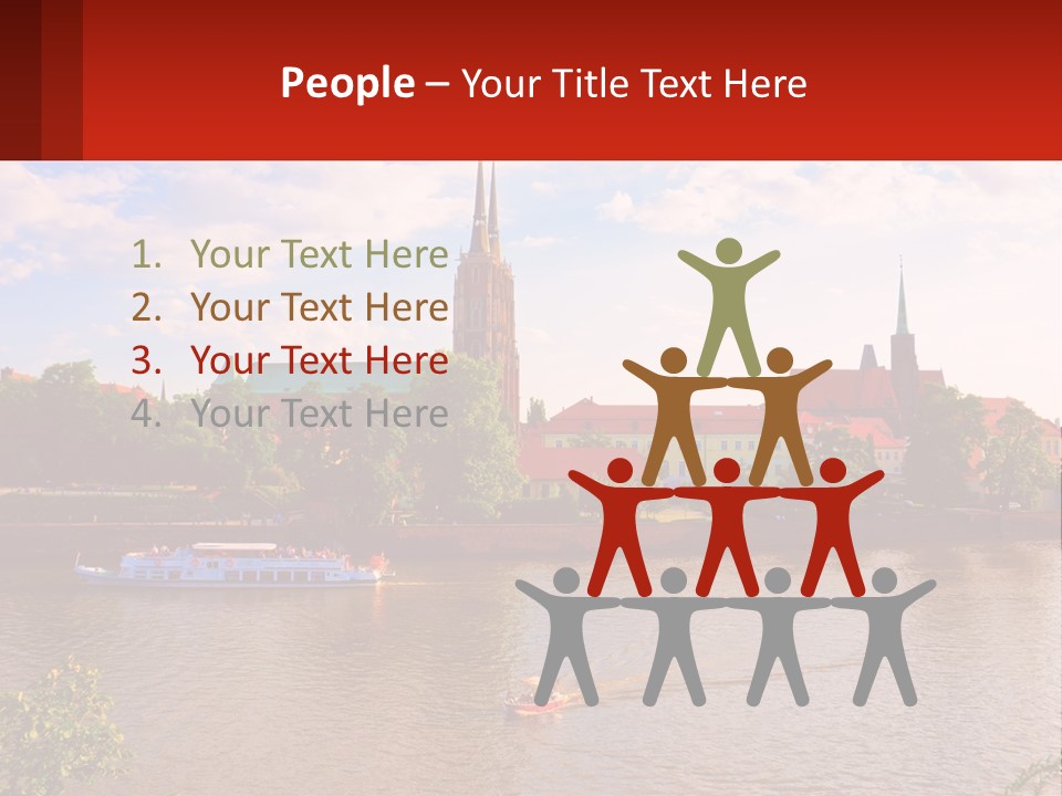 A Large Body Of Water With A City In The Background PowerPoint Template