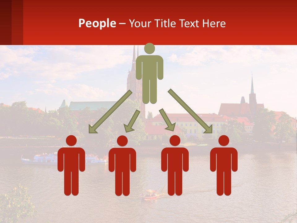 A Large Body Of Water With A City In The Background PowerPoint Template