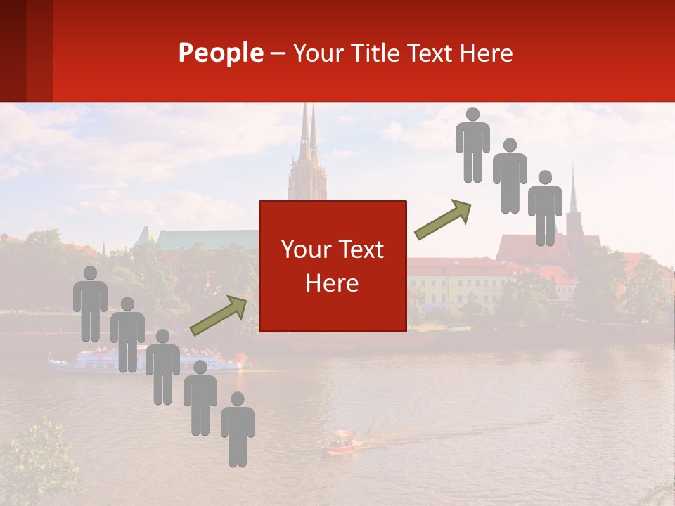 A Large Body Of Water With A City In The Background PowerPoint Template