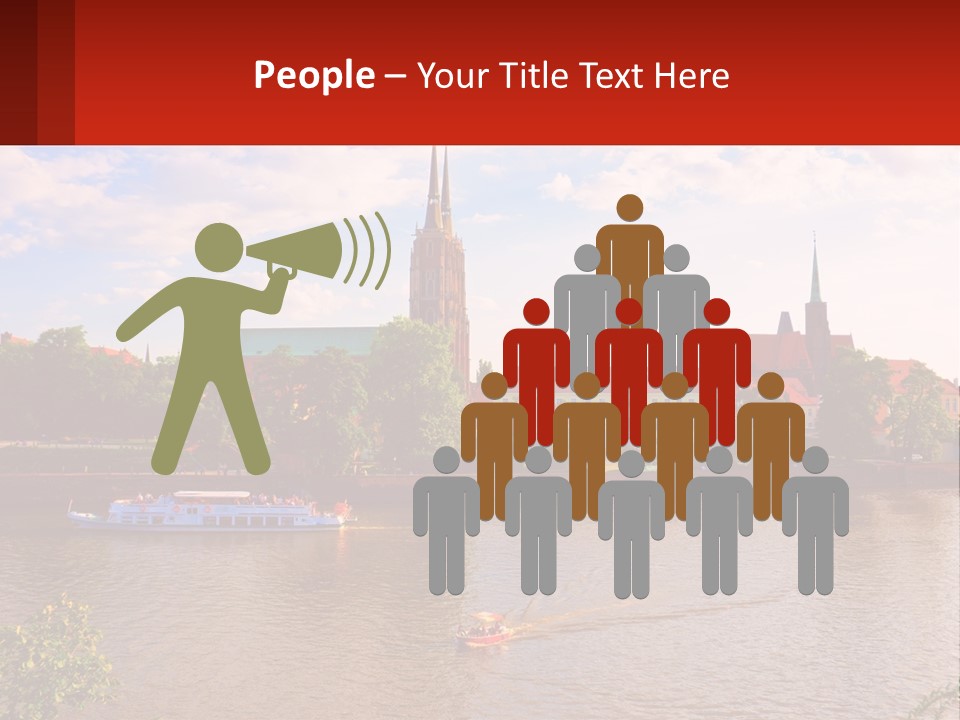 A Large Body Of Water With A City In The Background PowerPoint Template