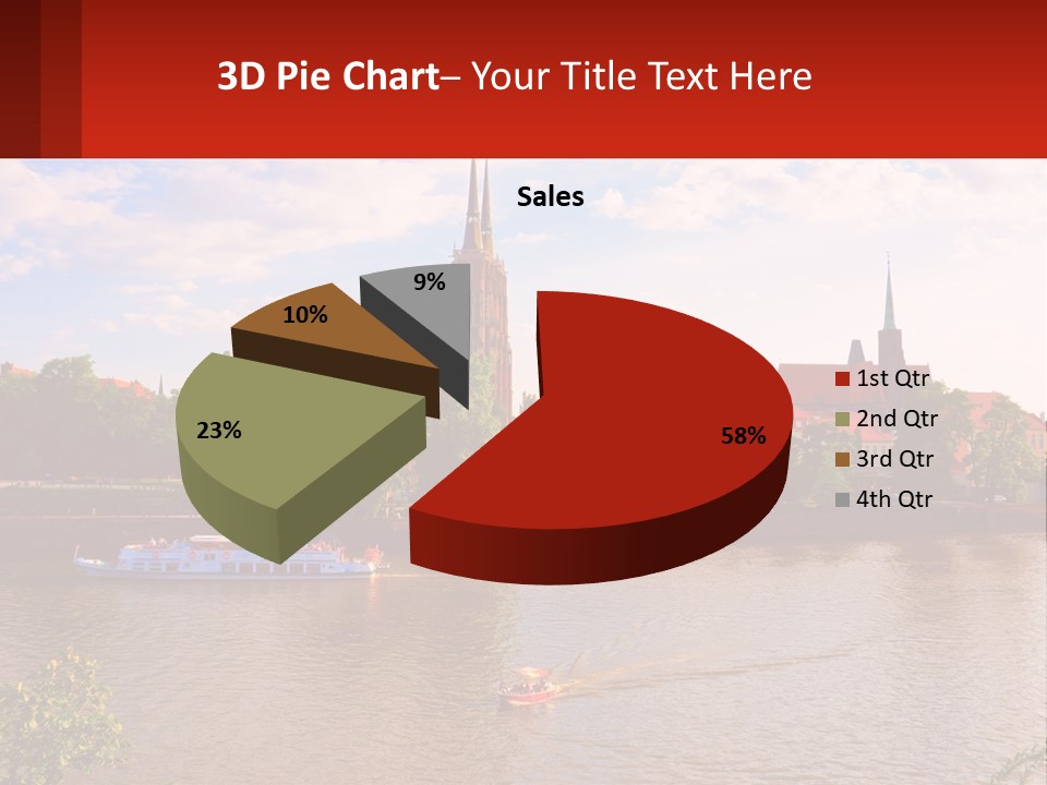 A Large Body Of Water With A City In The Background PowerPoint Template