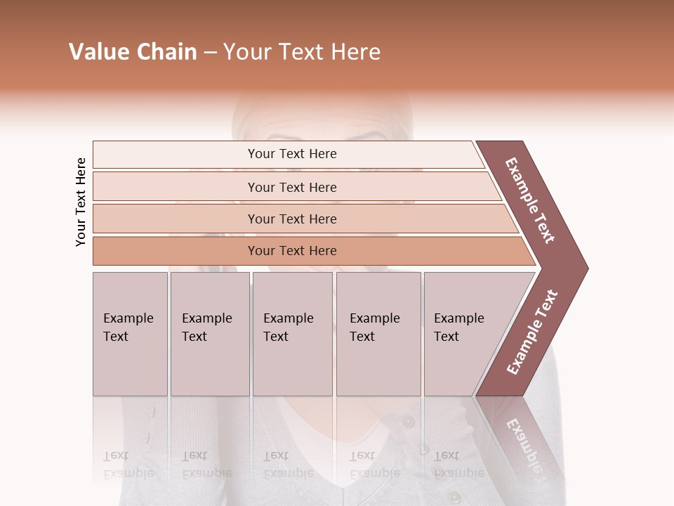 A Woman Holding A Cell Phone Up To Her Mouth PowerPoint Template