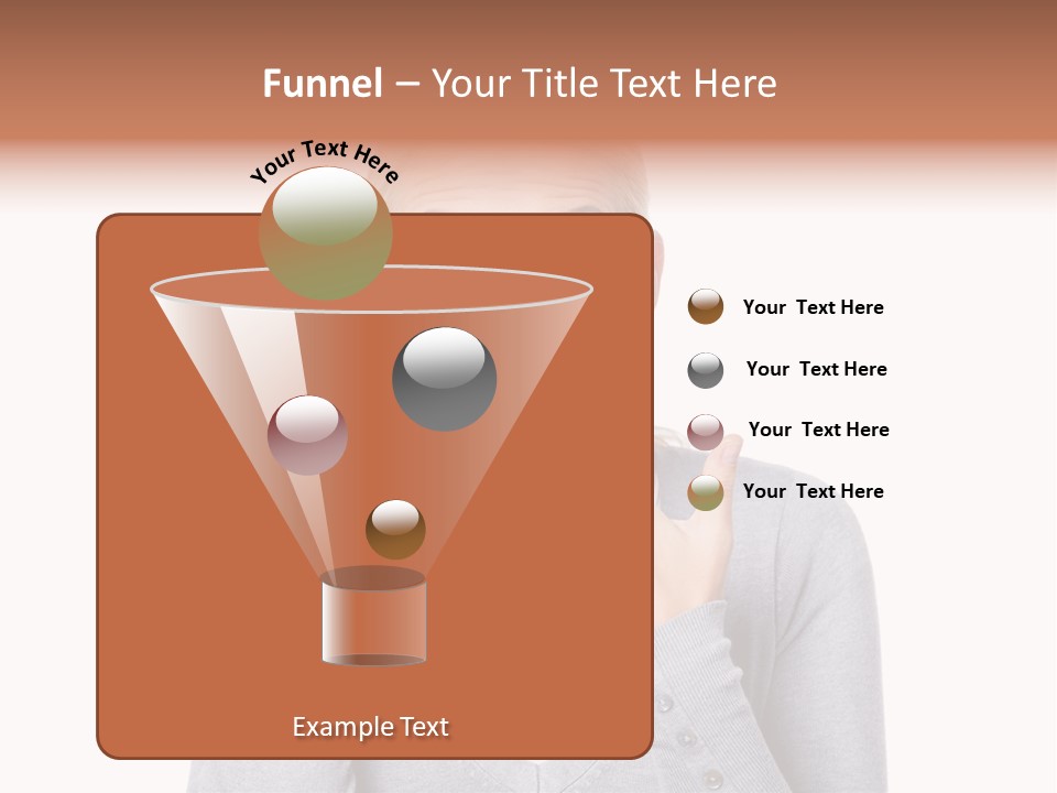 A Woman Holding A Cell Phone Up To Her Mouth PowerPoint Template