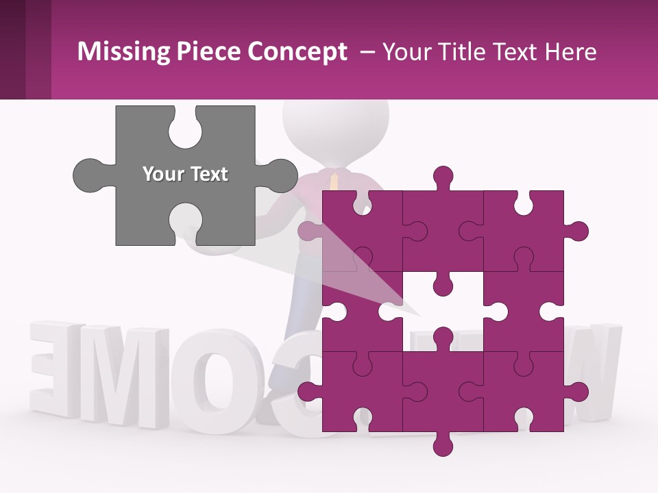 A Person Standing On Top Of A Sign PowerPoint Template
