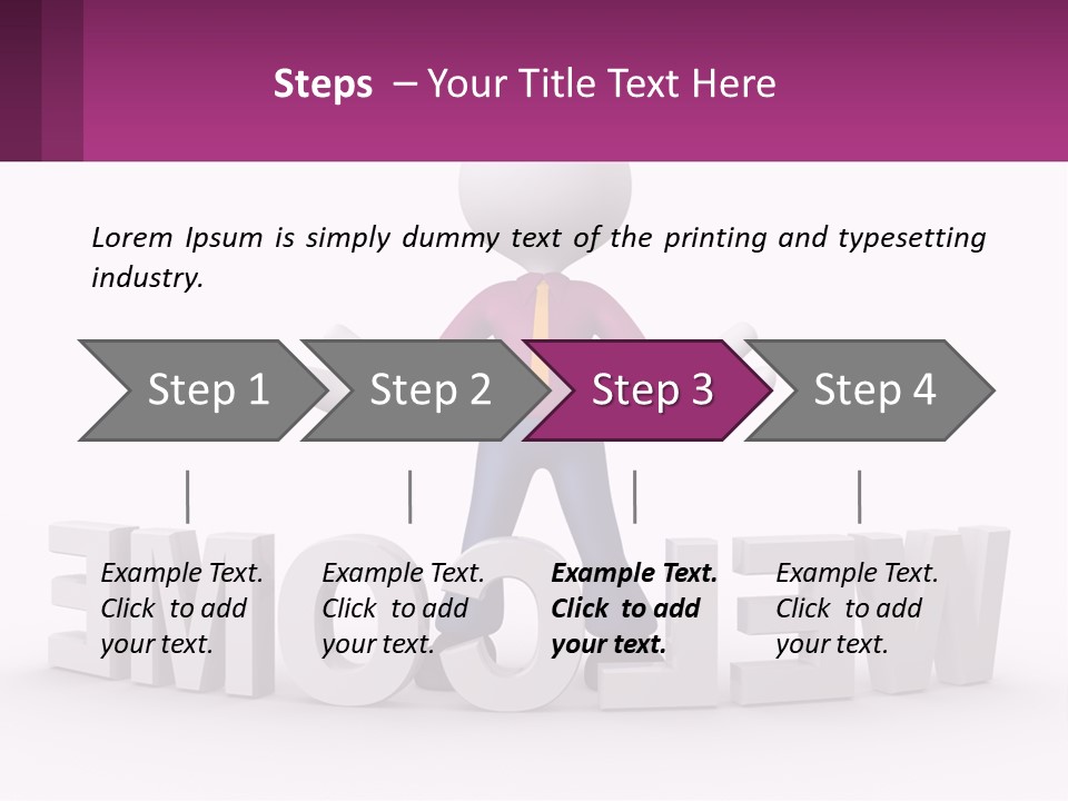 A Person Standing On Top Of A Sign PowerPoint Template