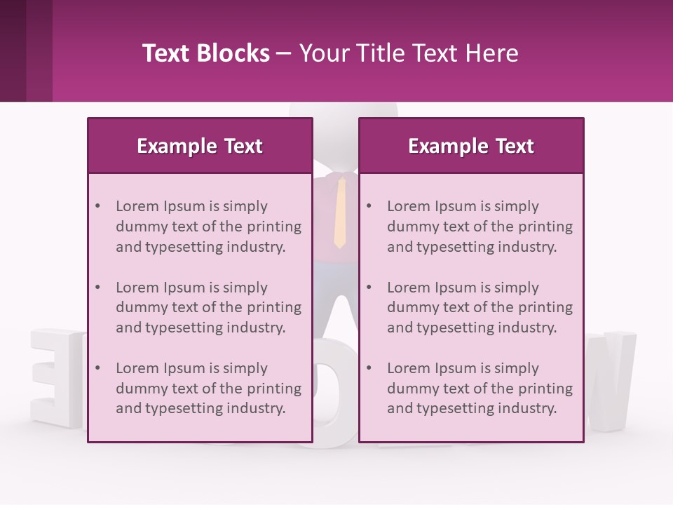 A Person Standing On Top Of A Sign PowerPoint Template
