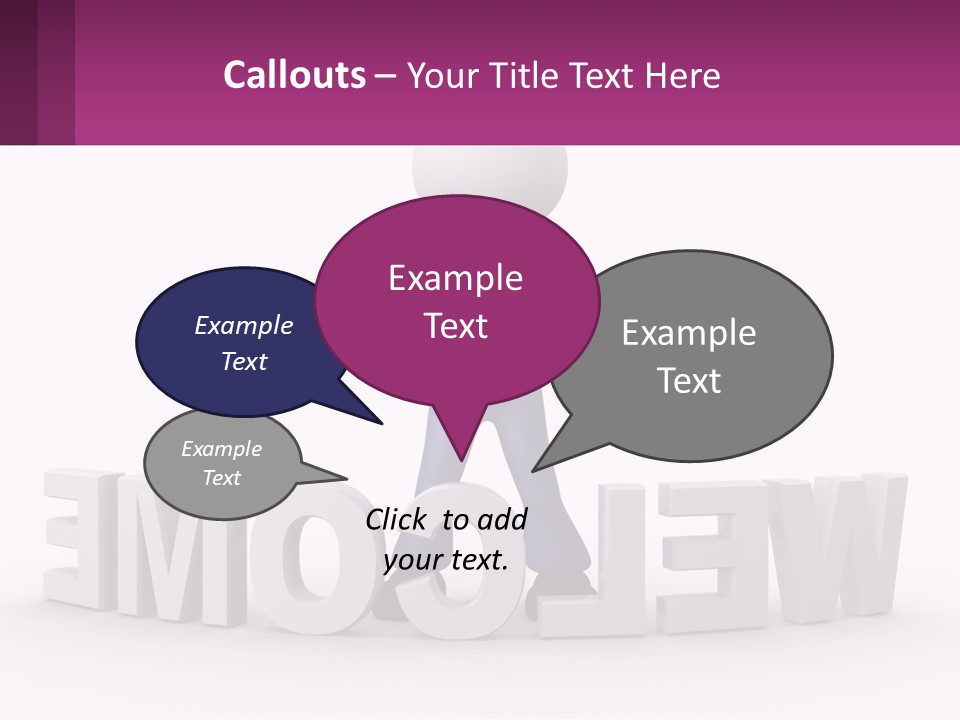 A Person Standing On Top Of A Sign PowerPoint Template