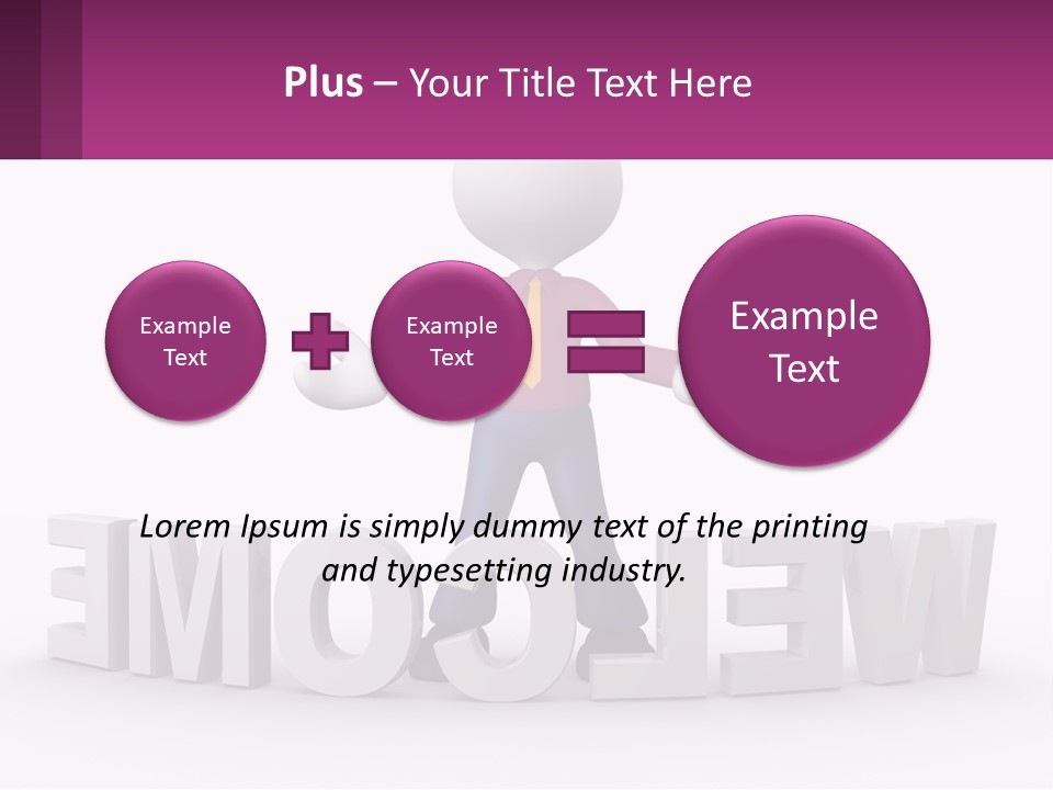 A Person Standing On Top Of A Sign PowerPoint Template
