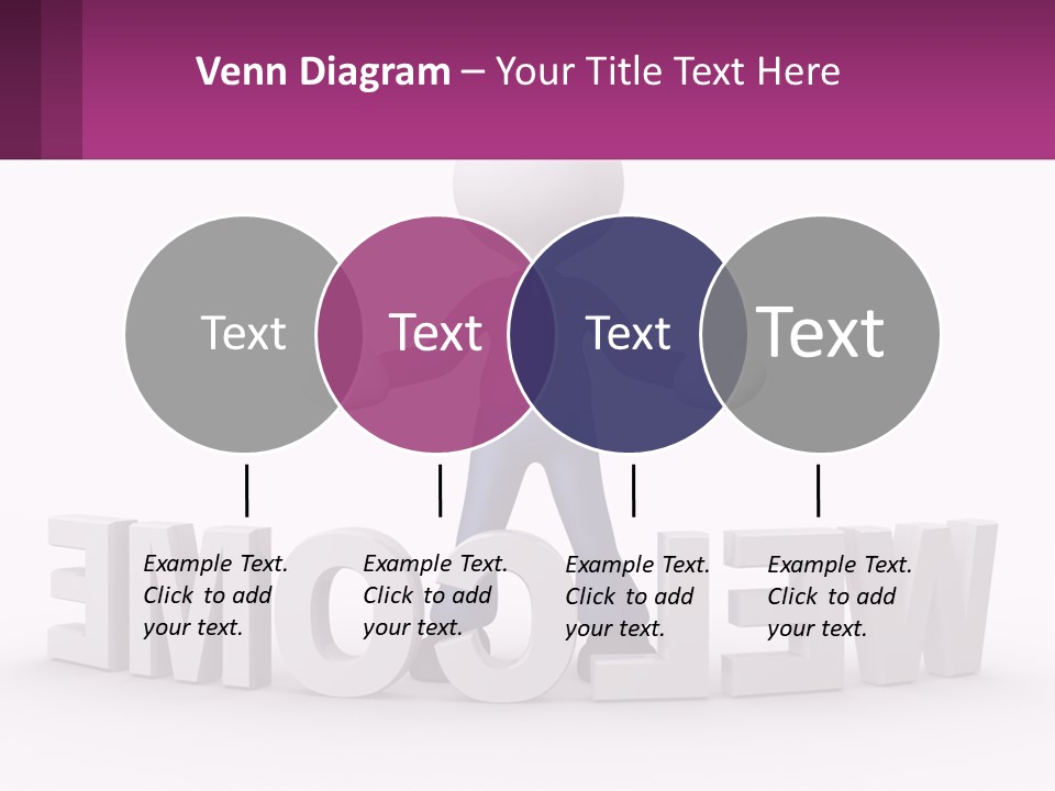 A Person Standing On Top Of A Sign PowerPoint Template