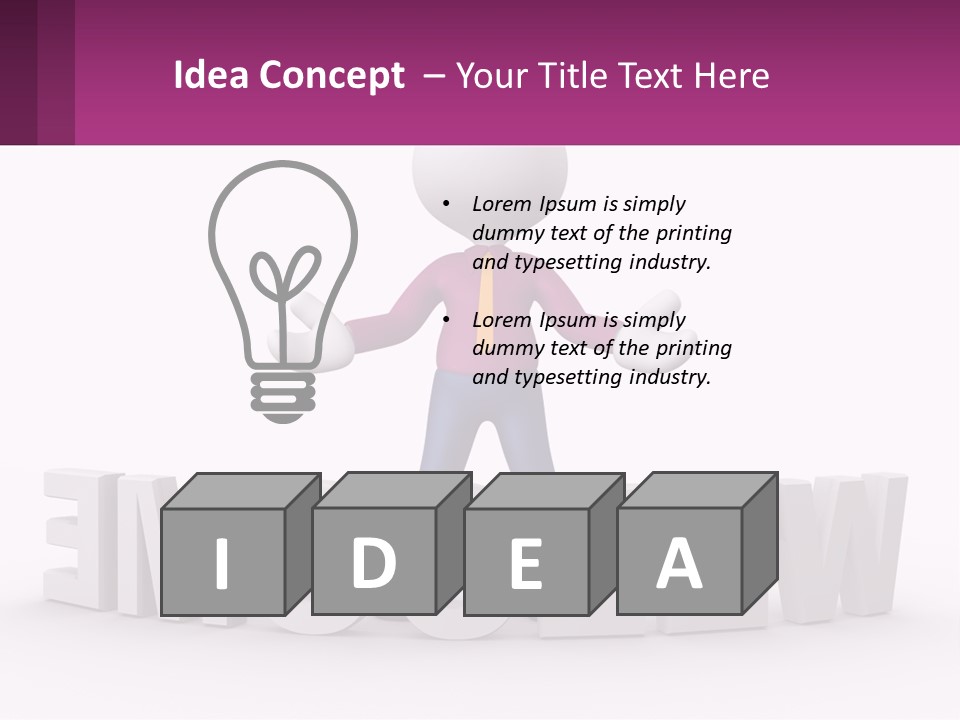 A Person Standing On Top Of A Sign PowerPoint Template
