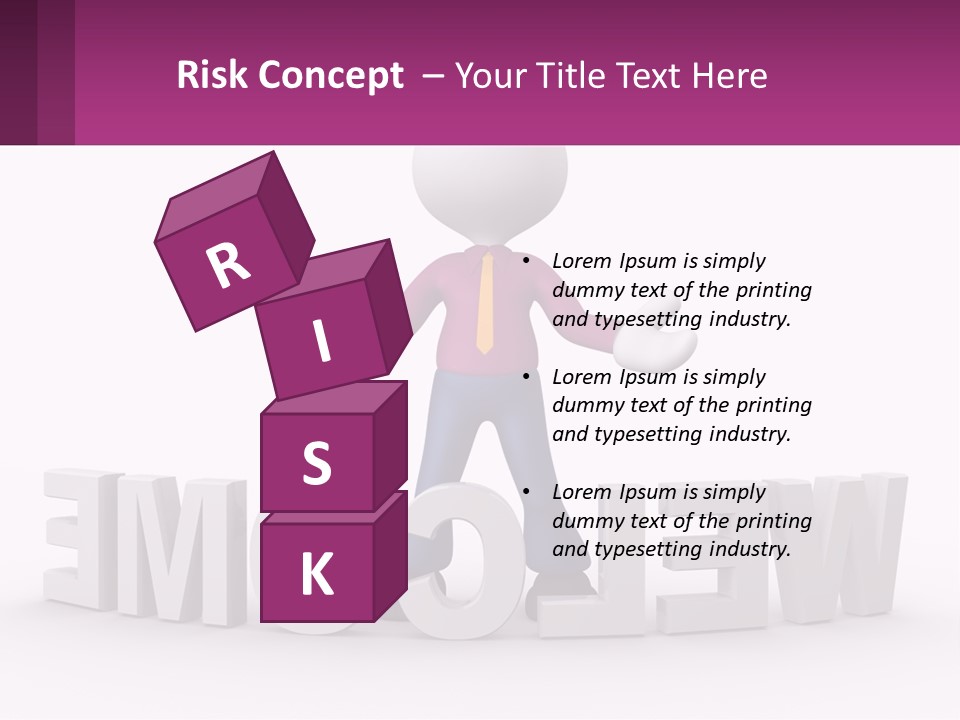A Person Standing On Top Of A Sign PowerPoint Template
