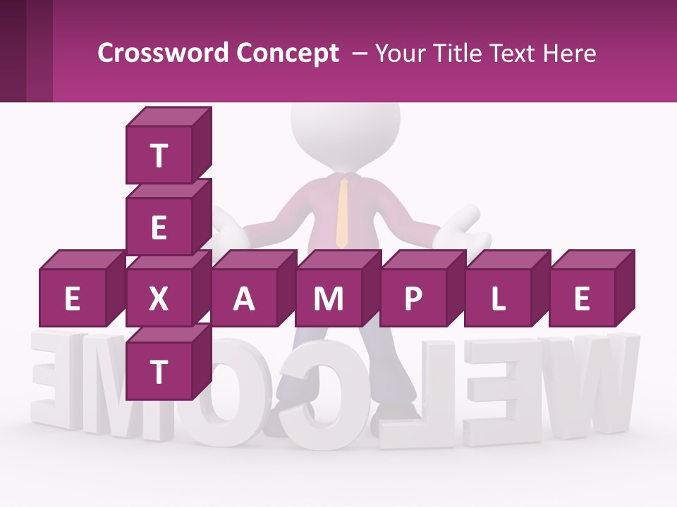 A Person Standing On Top Of A Sign PowerPoint Template