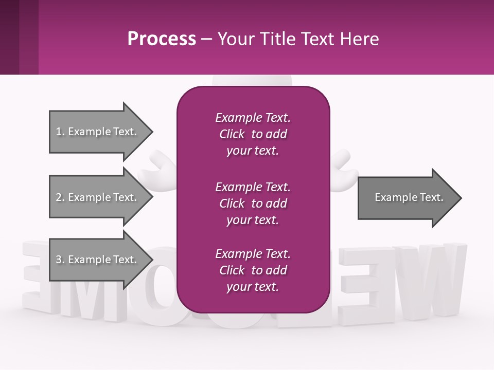 A Person Standing On Top Of A Sign PowerPoint Template