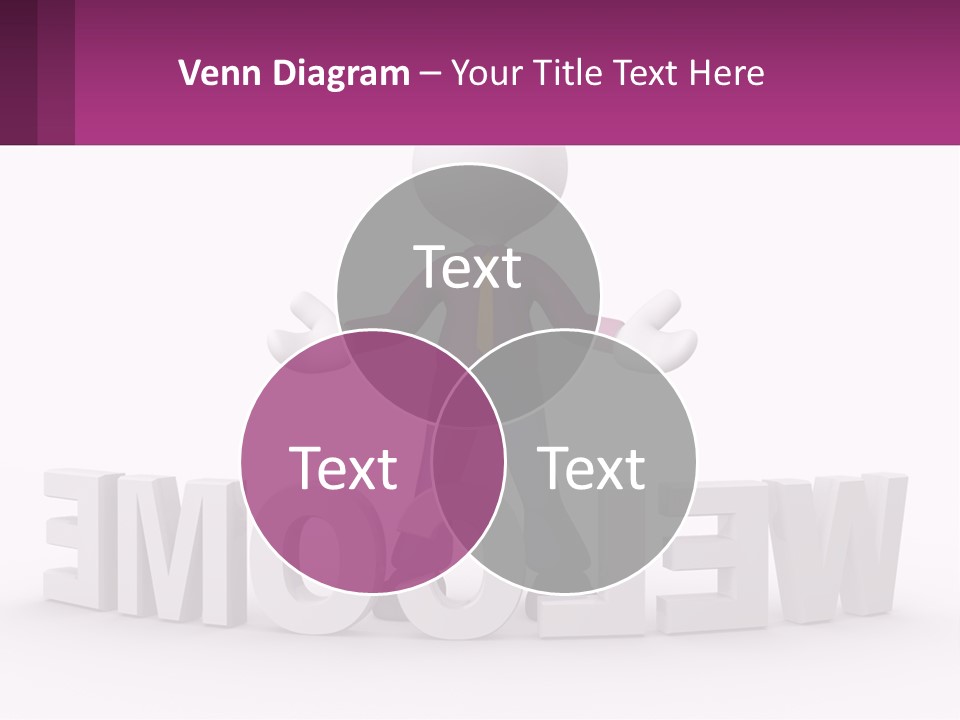 A Person Standing On Top Of A Sign PowerPoint Template